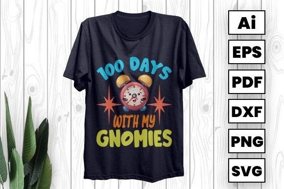 100 Days with My Gnomies: Graphics & Print Templates