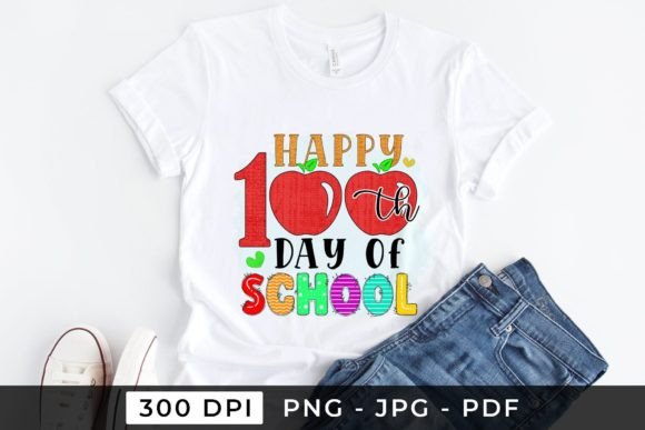 Happy 100th Day of School PNG: Graphics and Crafts for Branding