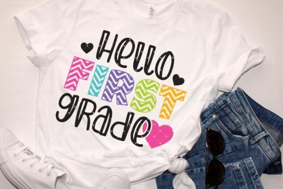 Hello First Grade Svg, Graphics and Crafts