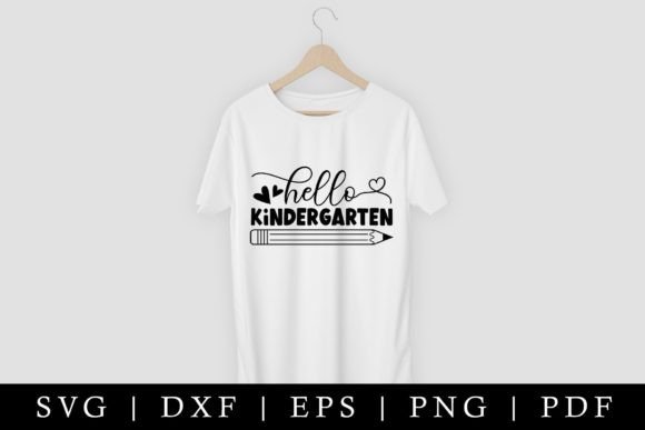 Hello Kindergarten SVG