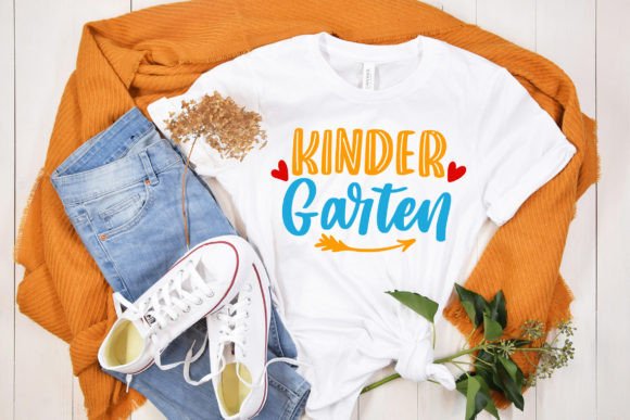 Kinder Garten SVG Cut File: Graphics for Crafts