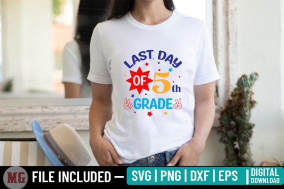 Last Day of 5th Grade - SVG Graphics